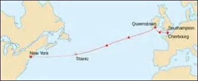 Combien de km a parcouru le Titanic avant son naufrage ?