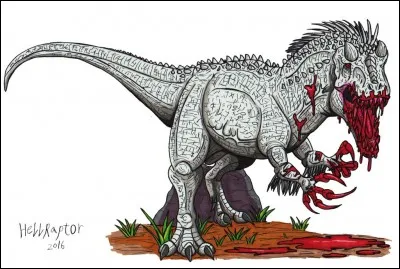 Pour terminer l'Indominus rex (I-rex), le premier dinosaure génétiquement modifié de la saga, est visible dans...