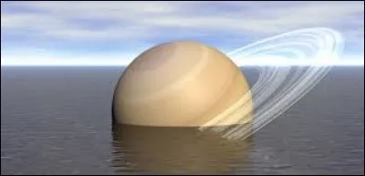 Saturne est si légère qu'elle pourrait flotter sur l'eau !