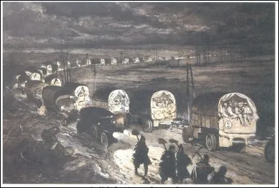 Comment s'appelle la seule route qui relie la ville de Verdun aux champs de bataille ?