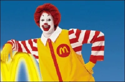 Quel est le prénom de ce clown, symbole de la compagnie de restauration rapide McDonald's ?