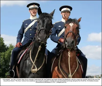 Dans "Cheval de guerre" quel est le grade de Jamie Stewart joué par Benedict ?