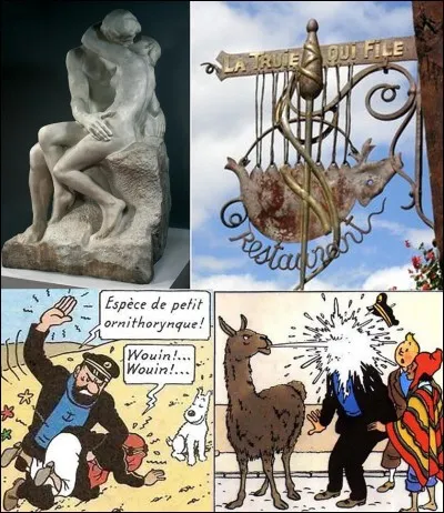 Nous sommes en 1550, à la Mi-carême, à l'angle de la rue de la Cossonnerie et la rue Pierre-Lescot devant une maison à l'enseigne de « la truie qui file ». On peut voir des groupes de jeunes qui s'amusent. Egalement, un jeune garçon et une jeune fille sont les héros d'une petite cérémonie burlesque !
Quelle est cette cérémonie ?