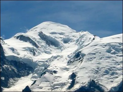 Géographie - À quelle altitude le mont Blanc culmine-t-il ?