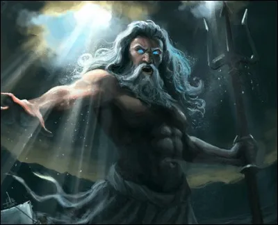 Quel est le nom du dieu de la mer :