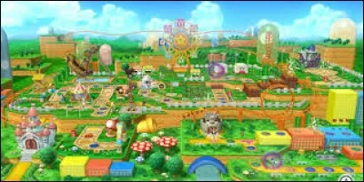 Dans "Mario Party 9", dans quoi les personnages se déplacent-ils ?