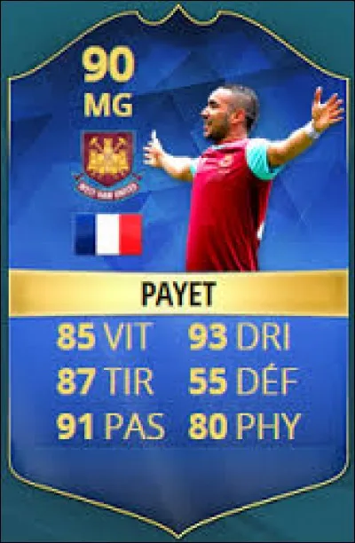 Selon le Mercato, quel est le meilleur joueur de West Ham ?