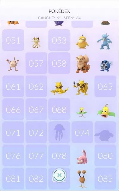 Combien de Pokémon doivent êtres capturés au maximum dans une région du globe pour terminer le jeu ?