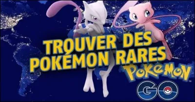 Parmi ces Pokémon, lequel est un Pokémon rare ?