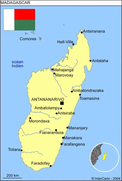 Quelle est la capitale de Madagascar ?