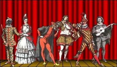 C - Pinocchio est un des personnages de la "commedia dell' arte".