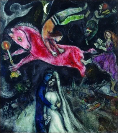 Un cheval rouge c'est original. Qui l'a peint ?