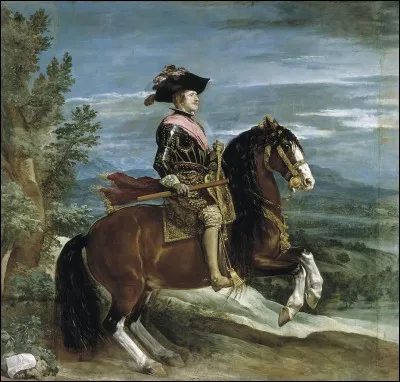 Qui a peint ce portrait de Philippe IV à cheval ?