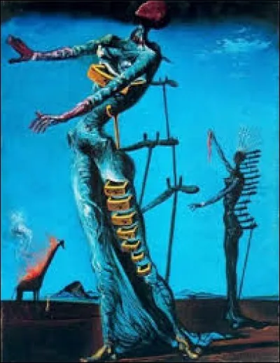 La Girafe - Qui a peint "La Girafe en feu" ?