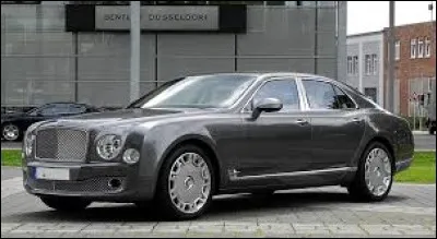Quelle est la plus grande concurrente de la Bentley Mulsanne ?