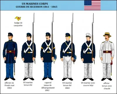 De quelle couleur était l'uniforme des Nordistes ?