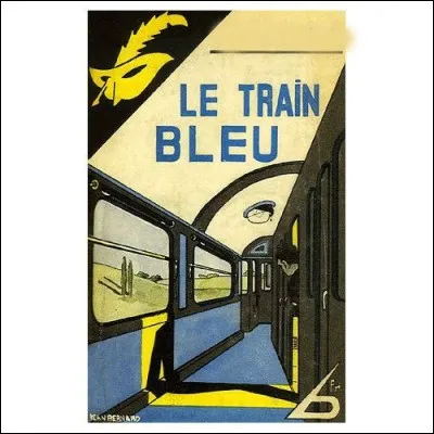 Qui est l'auteur du 'Train bleu" ?