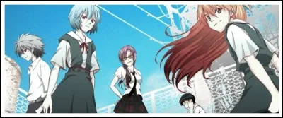 Ces personnages conduisent des robots géants mis au point par l'organisation secrète NERV. C'est dans la série culte :