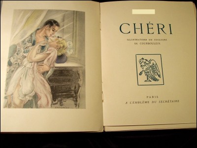 Qui est l'auteur du roman "Chéri" sorti en 1920 ?