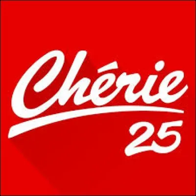 En quelle année est apparue la chaîne de télévision Chérie 25 sur la TNT ?