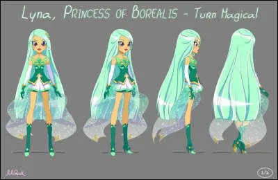 De quelle couleur sont les cheveux de Lina ?