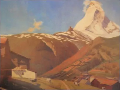 Qui a représenté "Le Cervin vu de Zermatt" ?