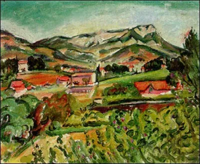 Qui a représenté "La montagne Sainte-Victoire" ?