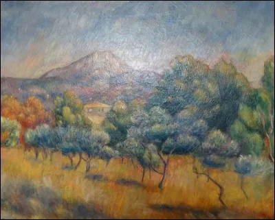 A qui doit-on "La montagne Sainte Victoire" ?