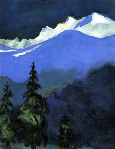 A qui doit-on ce "Paysage de montagne" ?