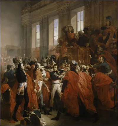 Seulement, en 1799, le Directoire est renversé par un coup d'Etat et remplacé par ...