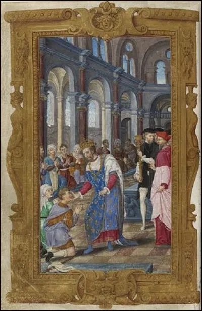 Au XVIe s., les médecins dédaignent l'examen des selles, ce qui marri fort tout le monde : le roi impose alors une règle disant qu'ils « devront goûter les excréments de leur patients, [...] autrement seront réputés avoir été cause de leur mort et décès. » Quel était ce roi ?