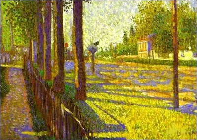 Qui a peint "Bois Colombes - Voie ferrée" ?