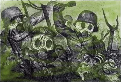 Qui a peint "Assaut sous les gaz" ?