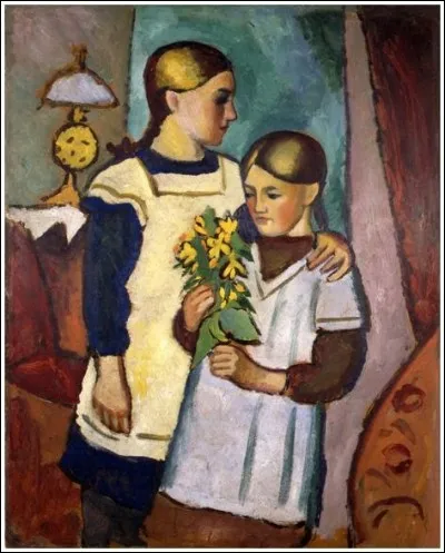 Qui a peint "Les deux soeurs" ?