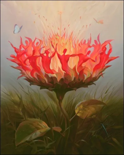 Qui a peint "La danse de feu" ?