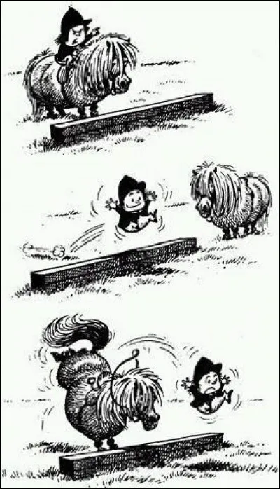 Que faut-il faire si le cheval mené en main refuse d'avancer ?