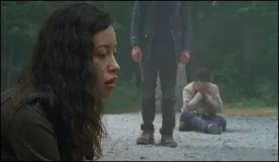 De qui Michonne a-t-elle crevé l'il ?