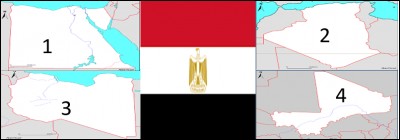 Laquelle de ces cartes est celle de l'Égypte ?