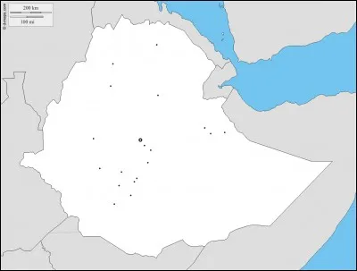 Laquelle de ces propositions sur le drapeau de l'Éthiopie est vraie ?