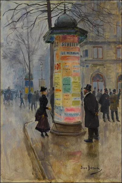 Voici une peinture représentant un objet immédiatement associé à la ville de Paris, comment se nomme-t-il ?