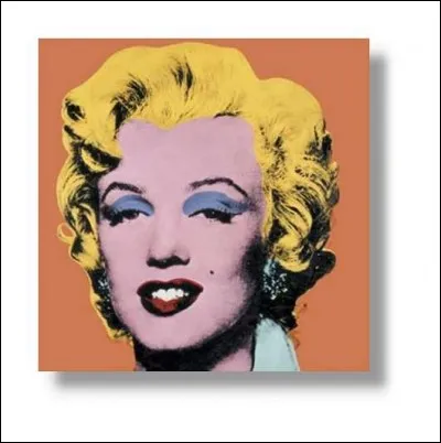 Célèbre portrait de Marylin Monroe, par :