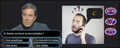 Quelle est la bonne réponse ? Vous avez l'aide d'un ami.