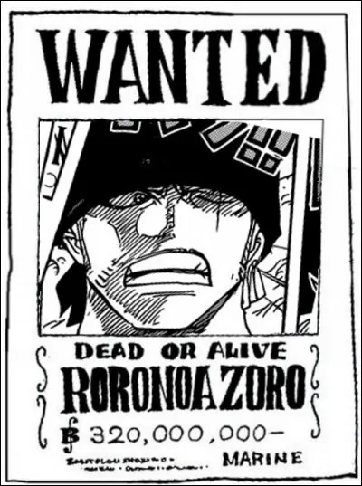 De combien la prime de Zoro augmente-t-elle après les événements de Dressrosa ?