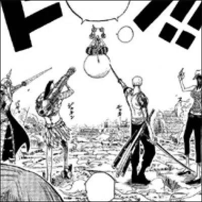 Quel personnage est mis KO par Ener juste après que Zoro y soit passé ?