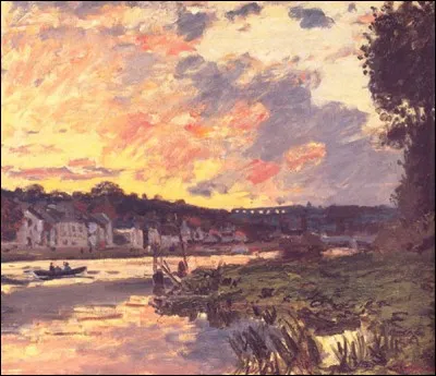 Qui a peint "La Seine à Bougival le soir" ?
