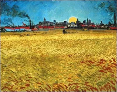 Qui a peint "Soir d'été, champ de blé" ?