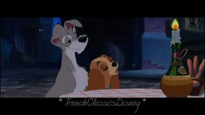 Dans "La Belle et le Clochard", quel plat Clochard commande-t-il au restaurant ?