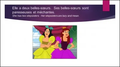 Comment s'appellent les demi-surs de Cendrillon ?