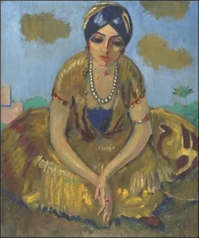 Qui a peint "Egyptienne au collier de perles" ?