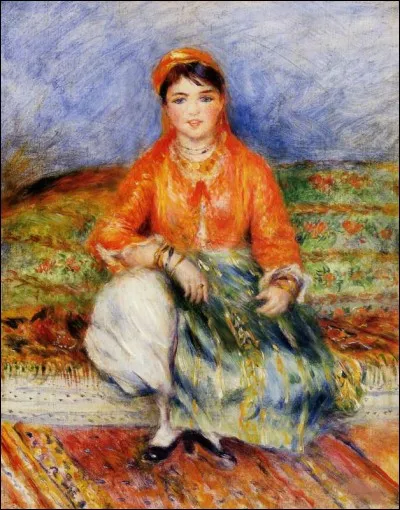 Qui a peint "Jeune fille algérienne" ?